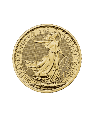 2023 1oz Gold Britannia King Charles III
